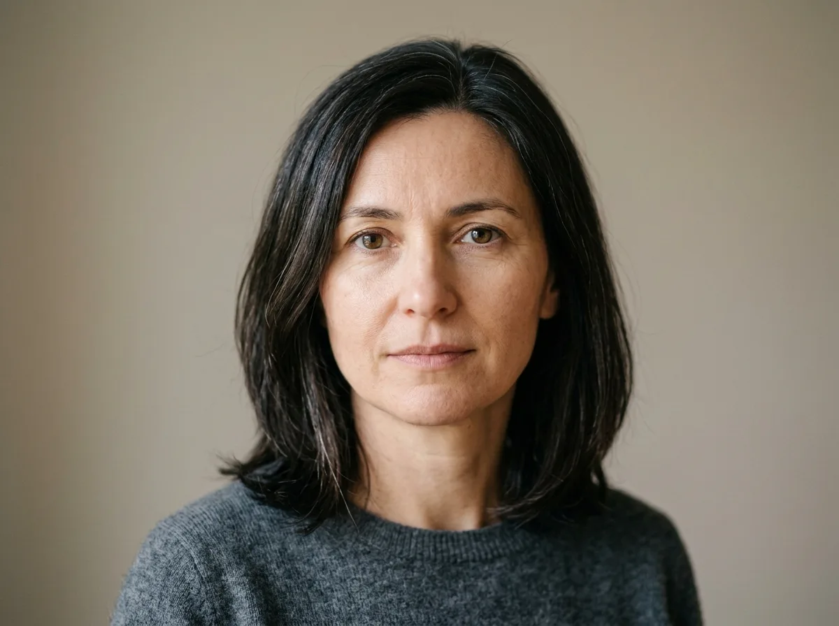 Аватар пациентки Елена — женщина около 45 лет, спокойный взгляд, нейтральный фон